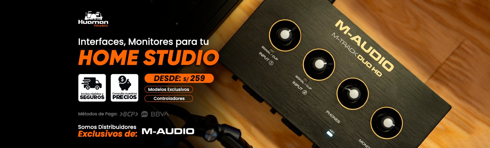 m audio huaman music