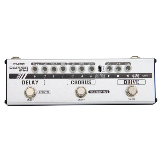 Pedal Multiefectos en Tira Dapper Mini ”MES-1” | Valeton