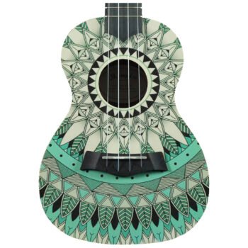 Ukelele Concierto con Diseño ”UK-24BW” | Memphis