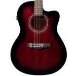 Guitarra Electroacústica con Cuerdas de Metal ”SAC-10E” | Clevan