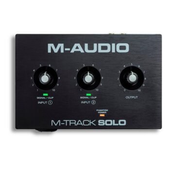 Interfaz de Audio USB de 2 Canales ''M-Track Solo'' | M-Audio