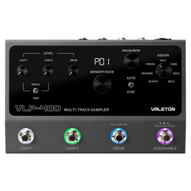 Pedal de Efecto Looper Multitrack Sampler ”VLP-400” | Valeton