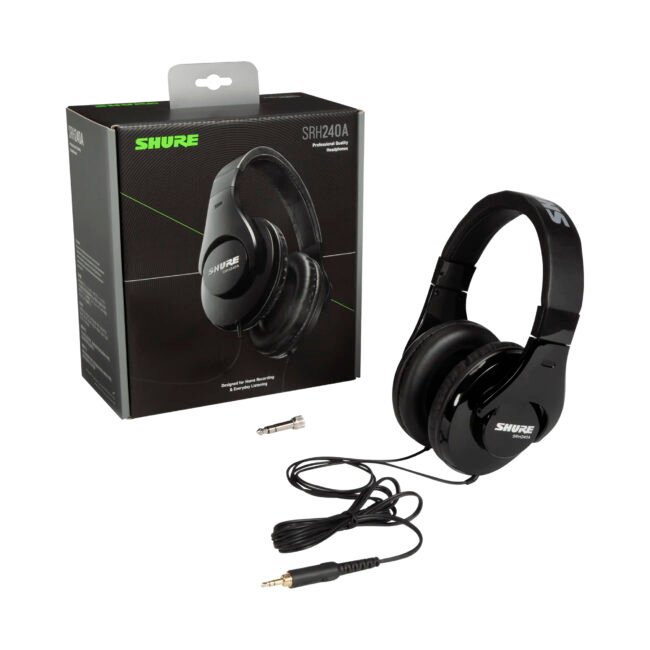 Audífonos de Calidad Profesional ''SRH240A-BK'' | Shure