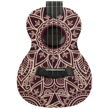 Ukelele Concierto con Diseño ”GUC-23BW” | Memphis