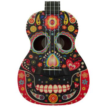 Ukelele Concierto con Diseño ”GUC-26BW” | Memphis