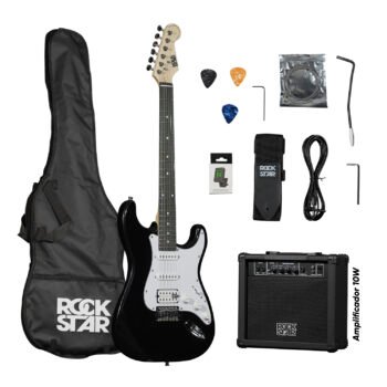 Pack de Guitarra Eléctrica con Amplificador de 10W | Rockstar