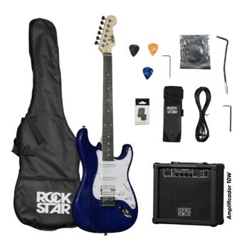 Pack de Guitarra Eléctrica con Amplificador de 10W | Rockstar