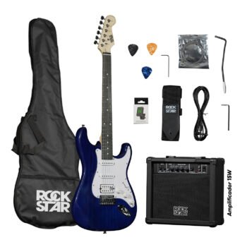 Pack de Guitarra Eléctrica con Amplificador de 15W | Rockstar