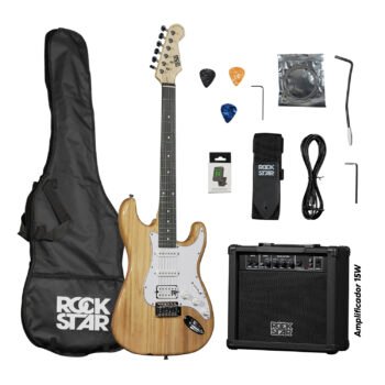 Pack de Guitarra Eléctrica con Amplificador de 15W | Rockstar