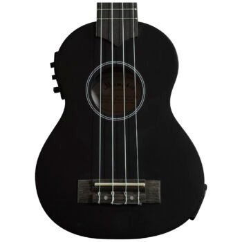 Ukelele Soprano Electroacústico Negro ”UK21-BLACK EQ” | Memphis