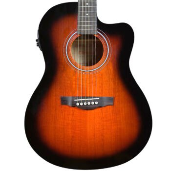 Guitarra Electroacústica con Cuerdas de Metal ”SAC-10E” | Clevan