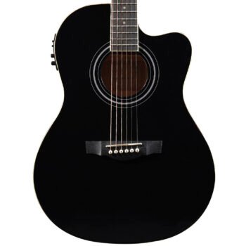 Guitarra Electroacústica con Cuerdas de Metal ”SAC-10E” | Clevan