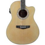 Guitarra Electroacústica con Cuerdas de Metal ”SAC-20E” | Clevan