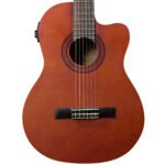 Guitarra Electroacústica con Cuerdas de Nylon ”CC10E” | Clevan