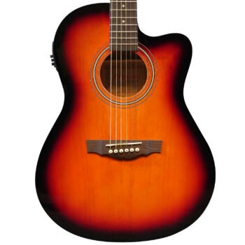 Guitarra Electroacústica con Cuerdas de Metal ”SAC-10E” | Clevan