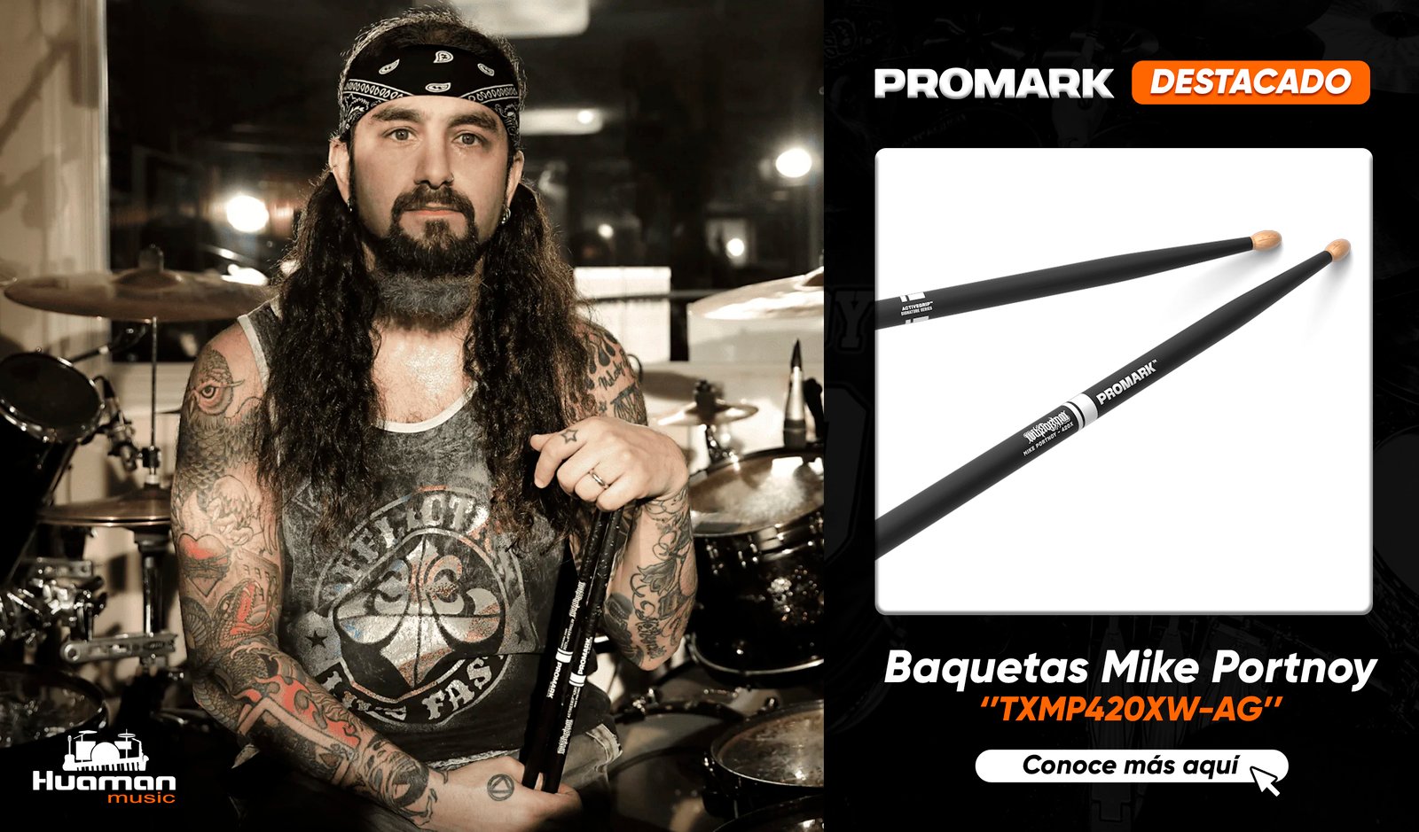 Mike Portnoy Promark Baquetas