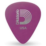 Púas D'Addario Duralin Standard Moradas Paquete de 100