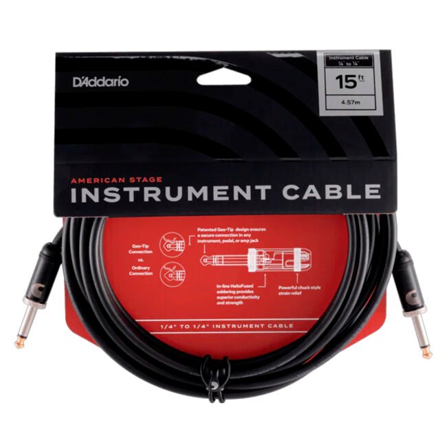 Cable de Instrumento D'Addario American Stage PW-AMSG-15