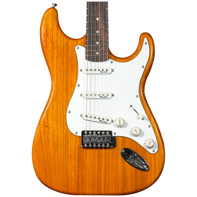 Guitarra Eléctrica Tipo Stratocaster Natural ”RF-20” | Rockstar