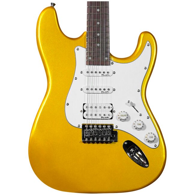Guitarra Eléctrica Tipo Stratocaster Dorado ”RF-20” | Rockstar