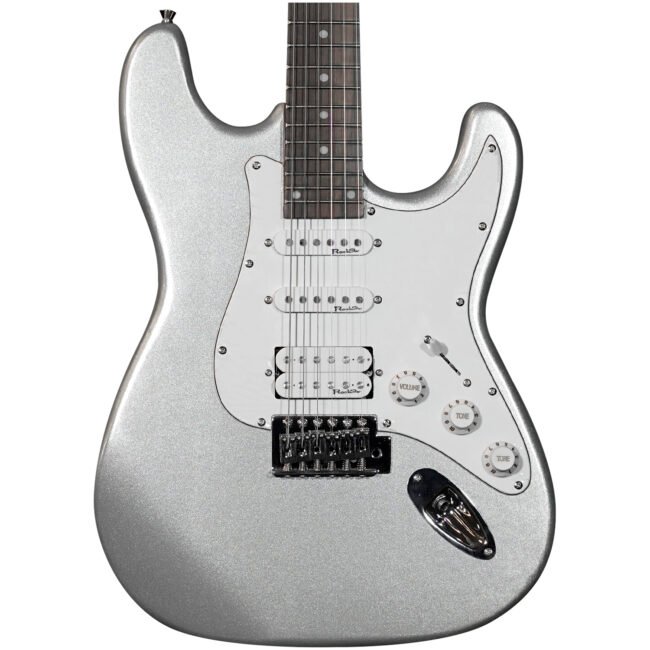 Guitarra Eléctrica Tipo Stratocaster Silver ”RF-20” | Rockstar